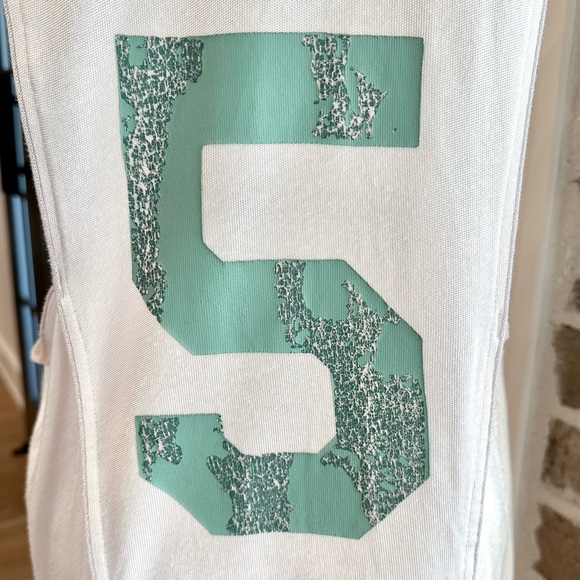 *rare* FREE PEOPLE We the Free x East Vintage Crochet Neck Racerback Top #5 — M - Picture 6 of 8